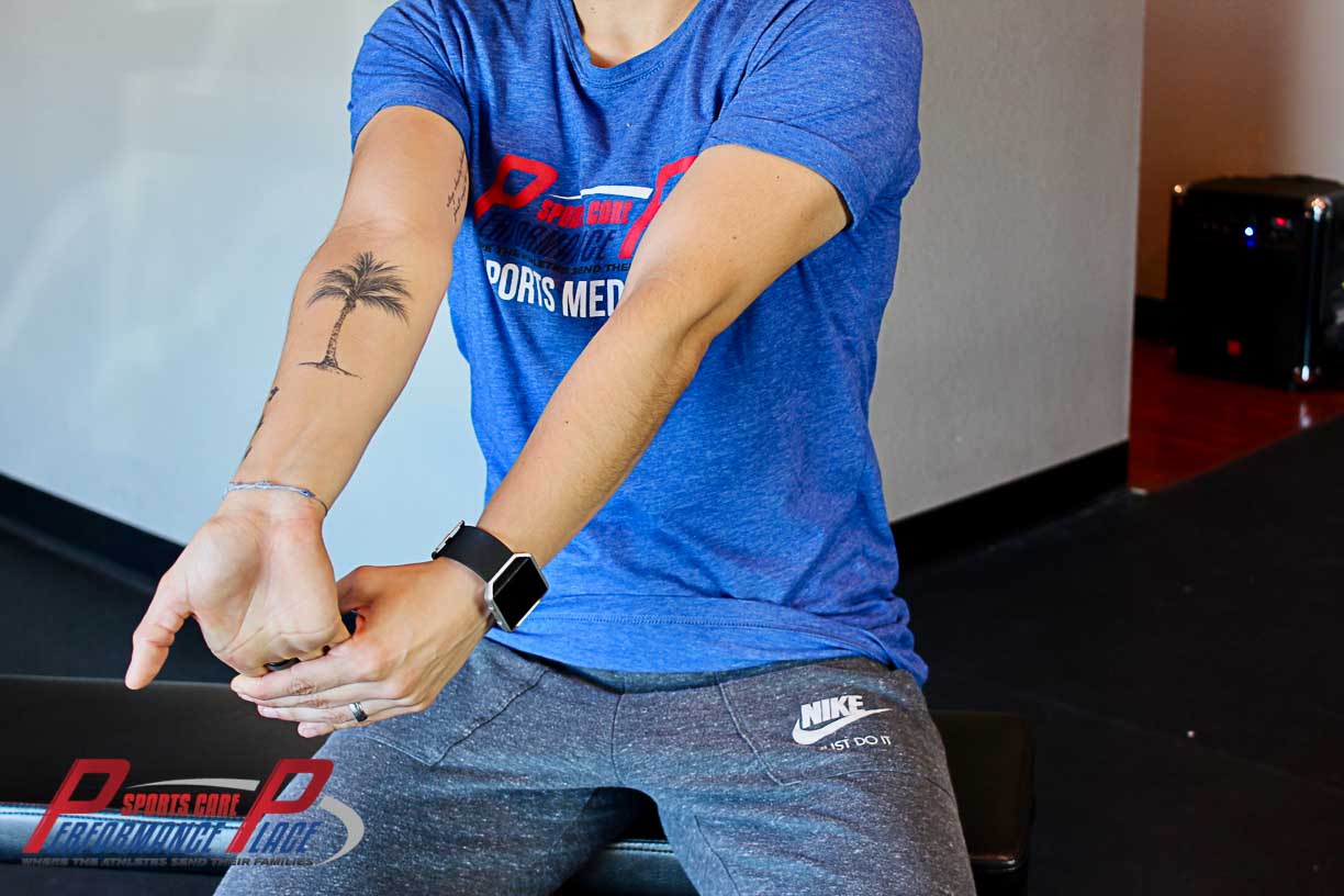 Forearm stretch Forearm stretch