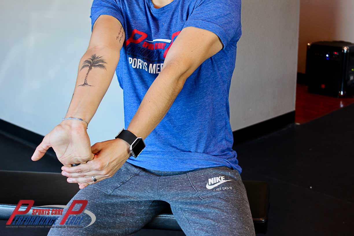 Forearm stretch Forearm stretch